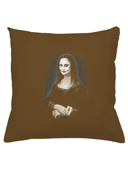 Mona Joker Lisa párna Csokoládé Pol