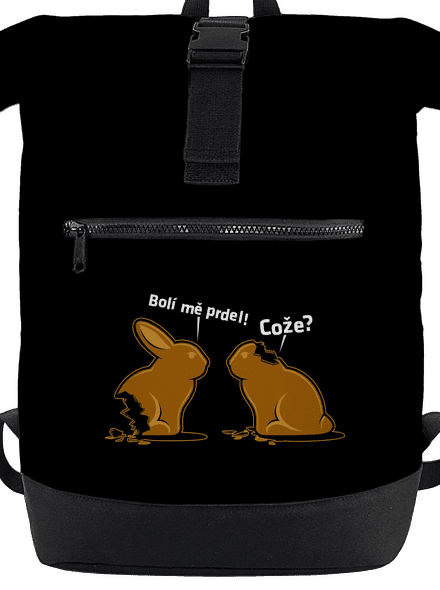 Fáj a seggem! hátizsák Black