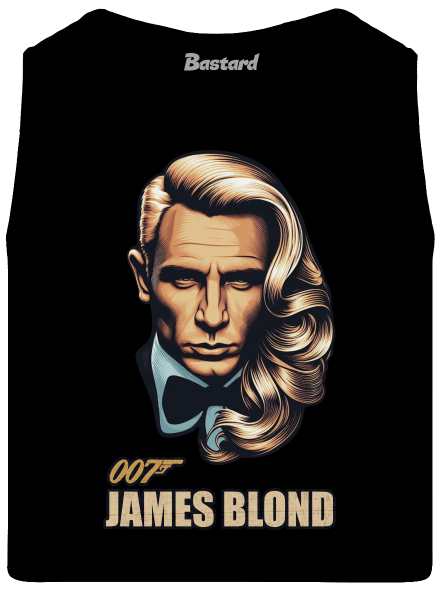James Blond férfi trikó Black