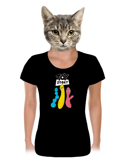 Játékháború női póló Black