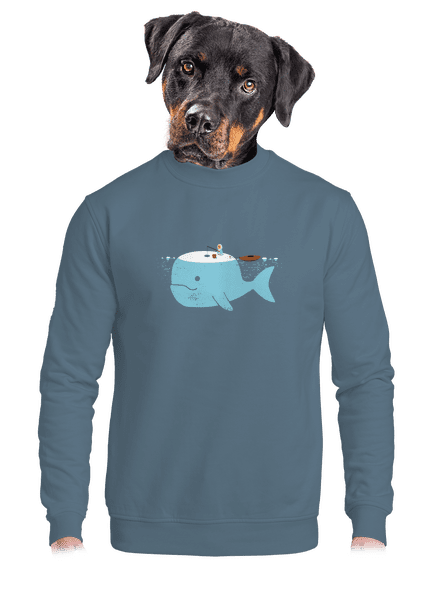  unisex crewneck Nordic Blue