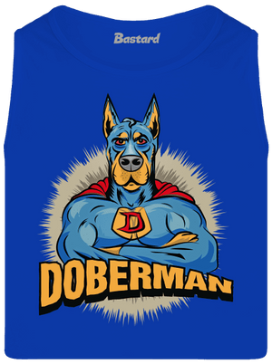 Doberman férfi trikó Royal Blue