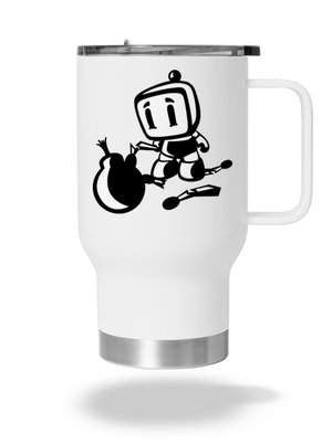 Bomberman termosz bögre White