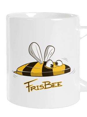 Frisbee nagy bögre White