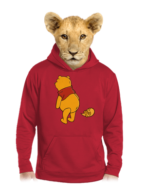 Ups gyerek kenguruzsebes pulóver Fire Red