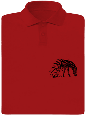 Zebra szerelem férfi pólóingek Red Mal