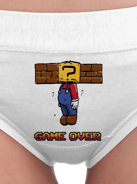 Game over női bugyik White