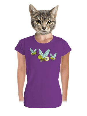 Szentjánosbogár prémium női póló Purple