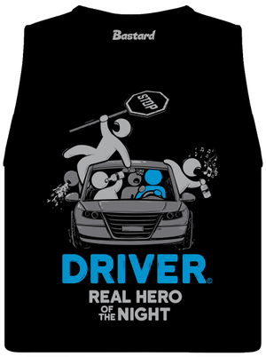 Driver női bővített trikó Black