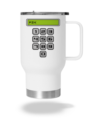 PIN termosz bögre White