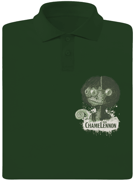  ChameLennon férfi pólóingek Bottle Green Mal