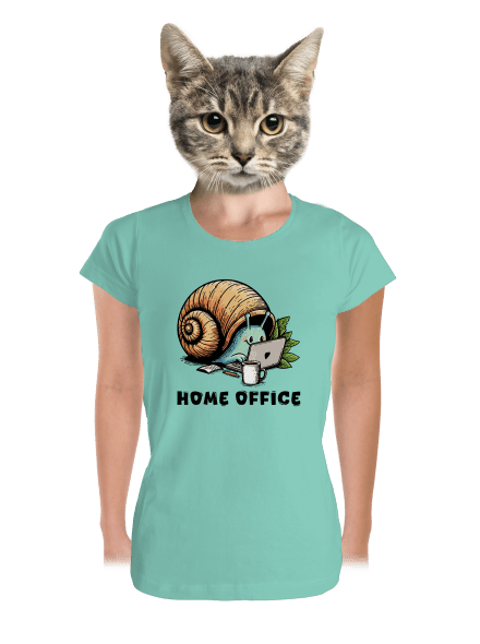 Sneka home office prémium női póló Mint Mal