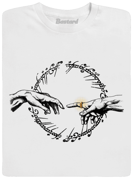 God of ring férfi hosszú ujjú póló White