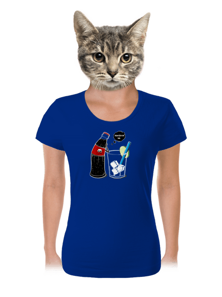  női póló Royal Blue Mal