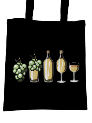 A fehérbor evolúciója táska Black