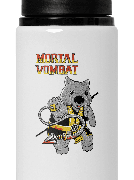 Mortal Vombat kulacs White