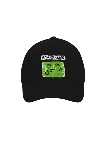 A futballtaktikánk baseballsapka Black