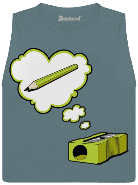 Ceruza és hegyező női bővített trikó Heather Deep Teal