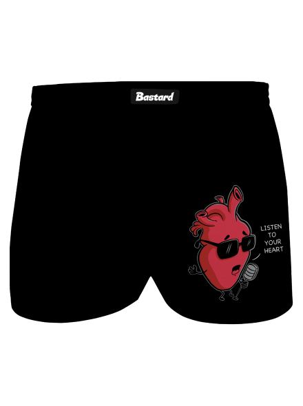 Listen to your heart férfi alsó nadrág Black