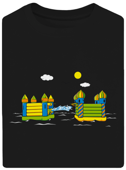 Castle Conquest  unisex túlméretezett póló Black
