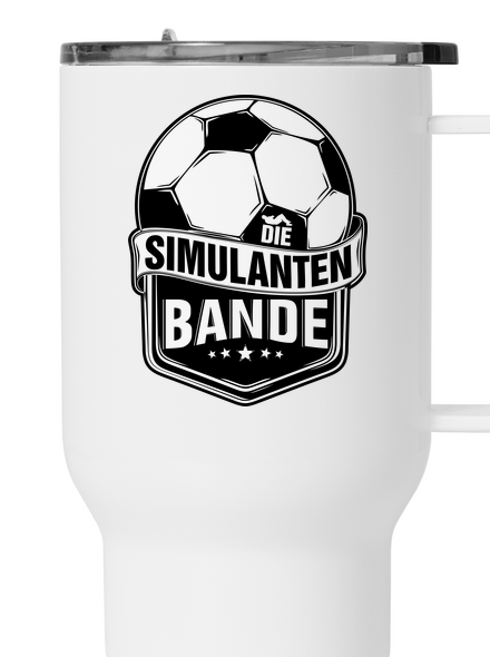 Simulanten bande termosz bögre White