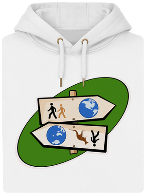 Hosszú távú menetelés unisex prémium pulóver Snowwhite