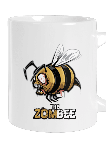 ZomBee - sárga nagy bögre White