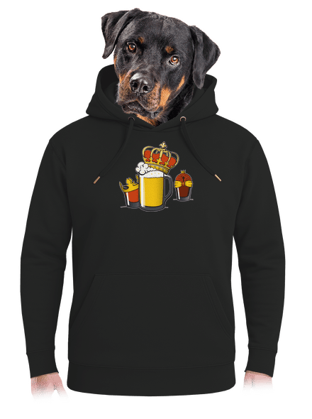 Három Királyok unisex prémium pulóver Dark Black