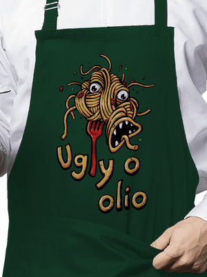 Ugly o olio kötény Bottle Green