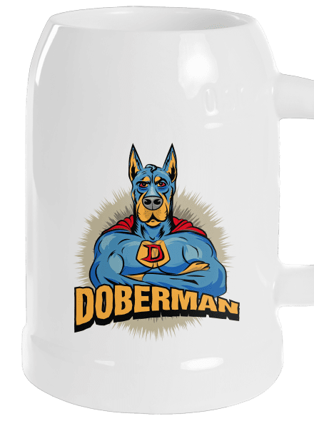 Doberman söröskorsó White