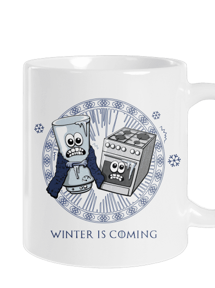 Winter is coming hagyományos bögre White