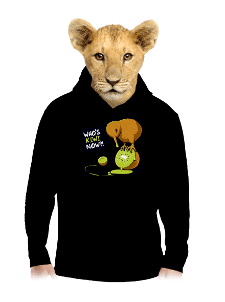 Kivi gyerek kenguruzsebes pulóver Black