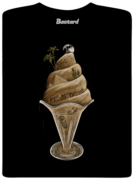 De(s)ert gyerek póló Black