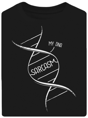 Sarcasm unisex túlméretezett póló Black