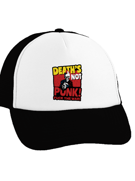 Death's not punk teherautós sapka Black cap