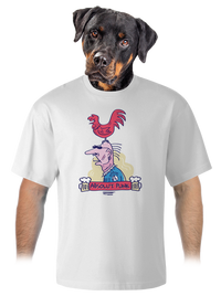 unisex túlméretezett póló