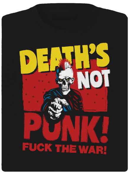 Death's not punk női sportpóló Black