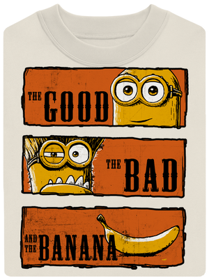 A Jó, a Rossz és a Banán unisex crewneck Off White