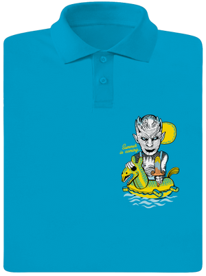 Summer is coming 2 férfi pólóingek Blue Atol