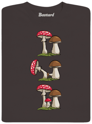 A gombakrónikából férfi hosszú ujjú póló Bear Brown