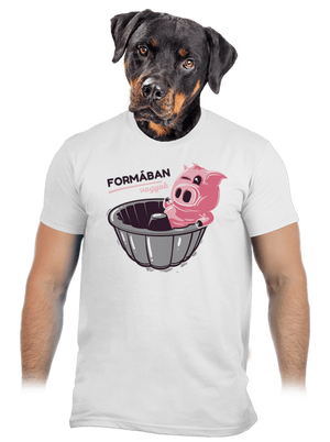 Formában férfi póló White