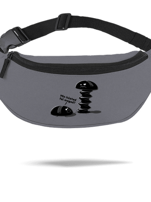 Felhúzva övtáska Graphite