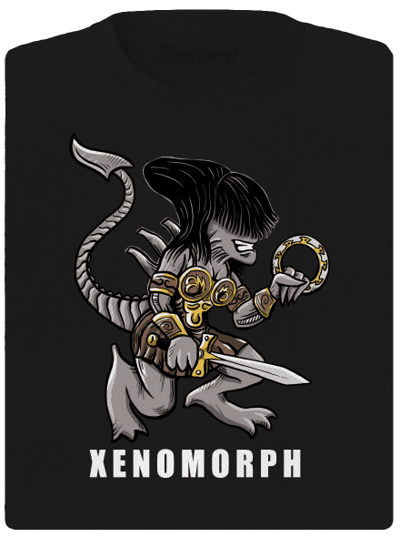 Xenomorph női sportpóló Black