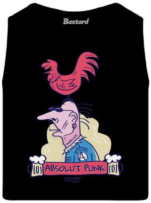 Absolut Punk férfi trikó Black