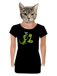 női póló elasztikus alsó szegéllyel