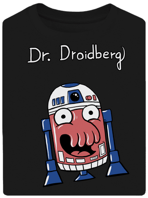 Dr. Droidberg unisex túlméretezett póló Black