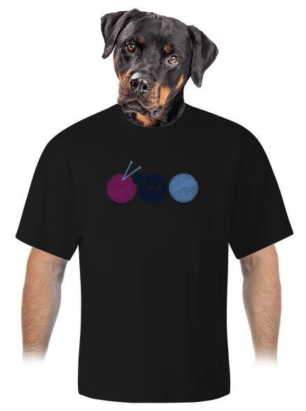 Macska unisex túlméretezett póló Black