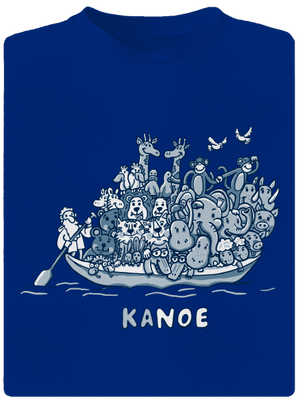 Noé bárkája férfi sportpóló Royal Blue Mal