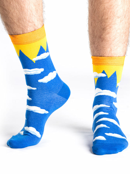 Részben felhős zokni