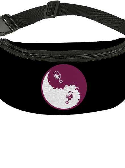 Yin Yang bor övtáska Black